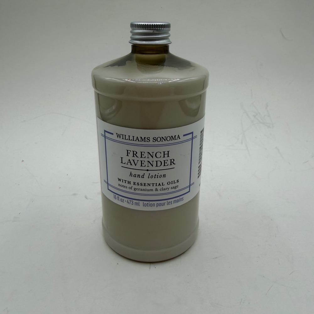 Williams Sonoma Lavender Hand Lotion Refill 24oz Paraben Free Sulfate Free